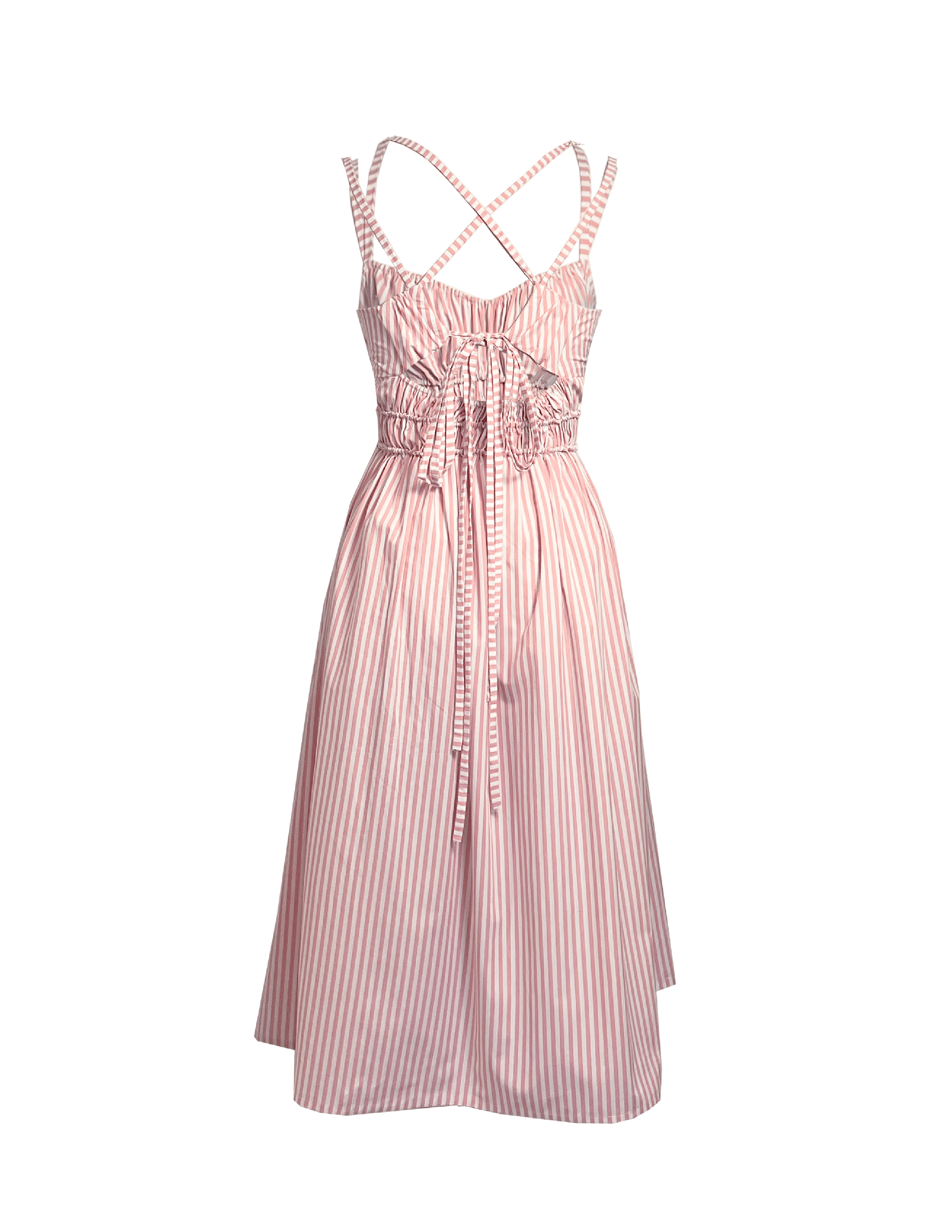 Rebecca Elizabeth Dresses Lucilla Strawberry Stripe