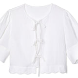 Scalloped Top White