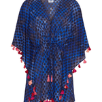 Sara Joy Blue Marble Geo Open Caftan