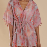 Sara Joy Desert Dyes Drawstring Caftan