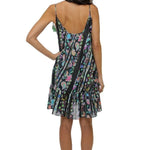 Sara Joy Dresses Painted Paisley Black Swing Dress