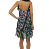 Sara Joy Dresses Painted Paisley Black Swing Dress