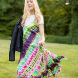 Sara Joy Dresses Tropical Geo Maxi Dress