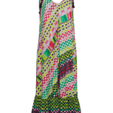 Sara Joy Dresses Tropical Geo Maxi Dress