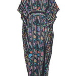 Sara Joy Painted Paisley Maxi Caftan