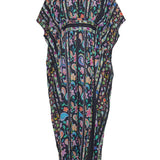 Sara Joy Painted Paisley Maxi Caftan