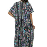 Sara Joy Painted Paisley Maxi Caftan