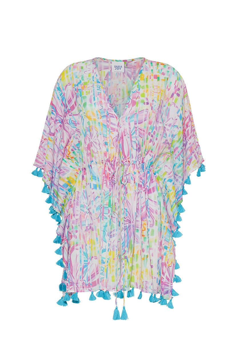 Sara Joy Palm Beach Drawstring Caftan