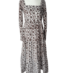 SARA KHATIB DESIGN DRESSES THE AUDREY DRESS ESPRESSO BLOOM