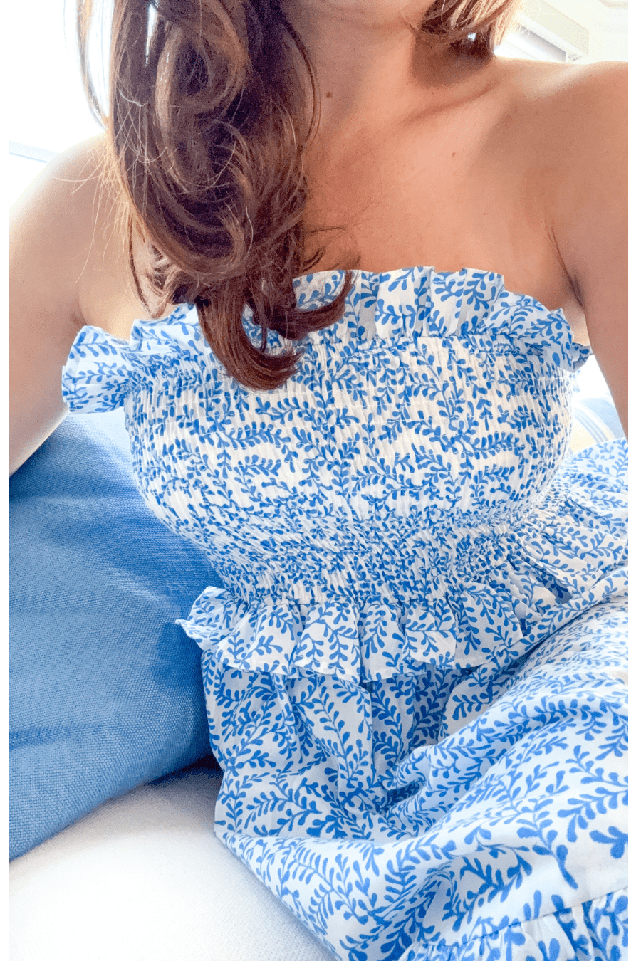 SARA KHATIB DESIGN DRESSES THE EASY-BREEZY DRESS CERULEAN FERN