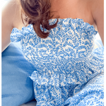 SARA KHATIB DESIGN DRESSES THE EASY-BREEZY DRESS CERULEAN FERN
