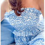 SARA KHATIB DESIGN DRESSES THE EASY-BREEZY DRESS CERULEAN FERN