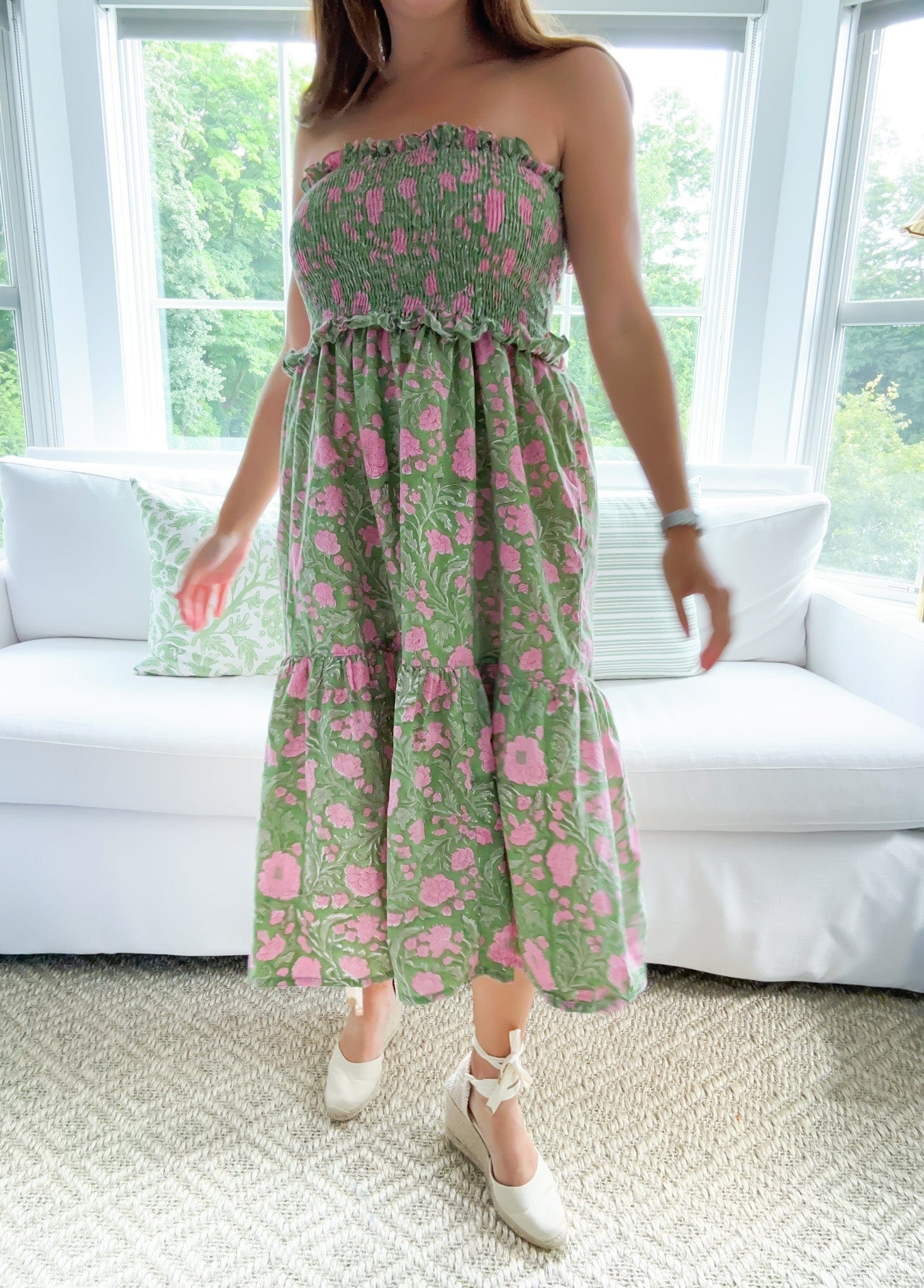 SARA KHATIB DESIGN DRESSES THE EASY-BREEZY DRESS - RANUNCULUS GARDEN