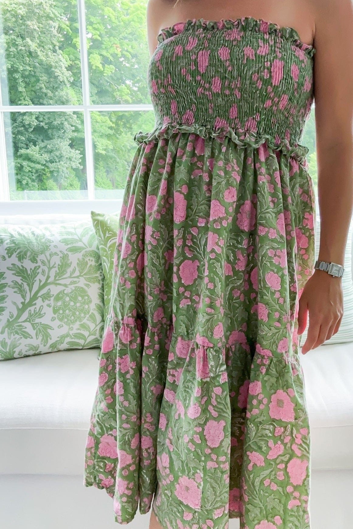 SARA KHATIB DESIGN DRESSES THE EASY-BREEZY DRESS - RANUNCULUS GARDEN