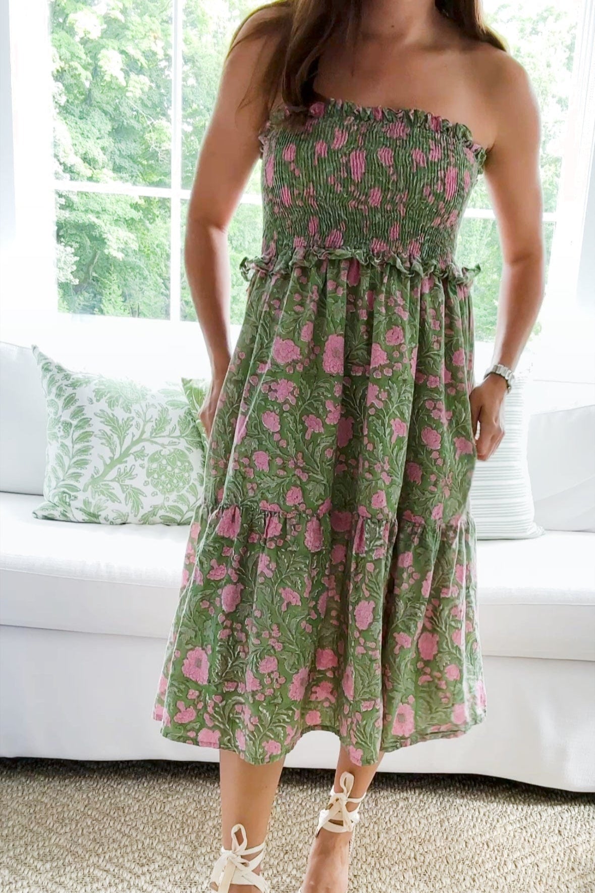 SARA KHATIB DESIGN DRESSES THE EASY-BREEZY DRESS - RANUNCULUS GARDEN