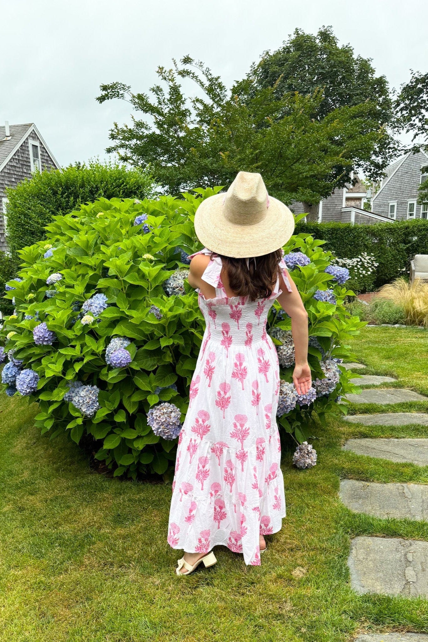 SARA KHATIB DESIGN DRESSES THE HAMPTON DRESS MARIGOLD PEONY