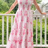 SARA KHATIB DESIGN DRESSES THE HAMPTON DRESS MARIGOLD PEONY