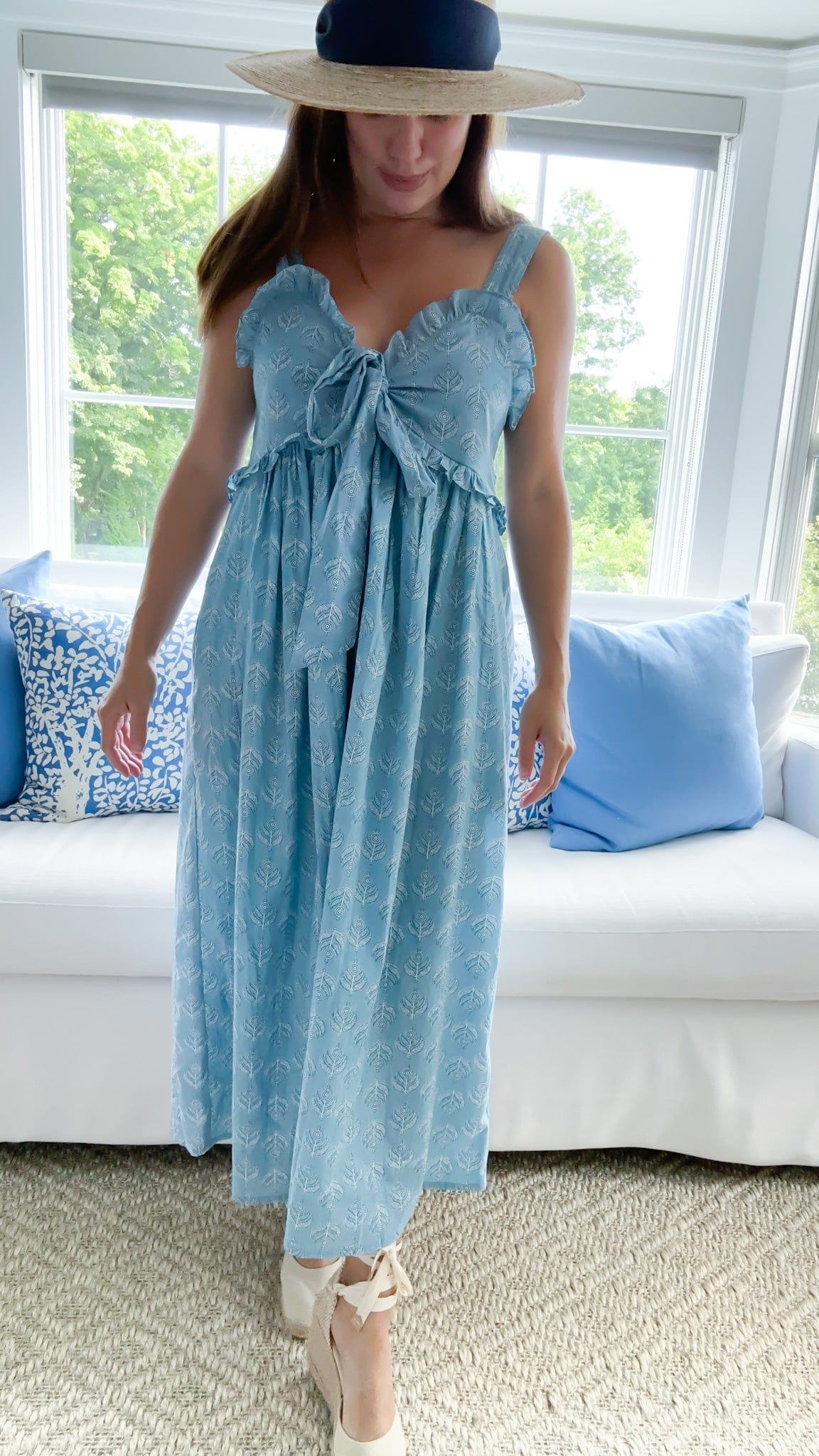 SARA KHATIB DESIGN DRESSES THE HARBOR DRESS SKY BLUE