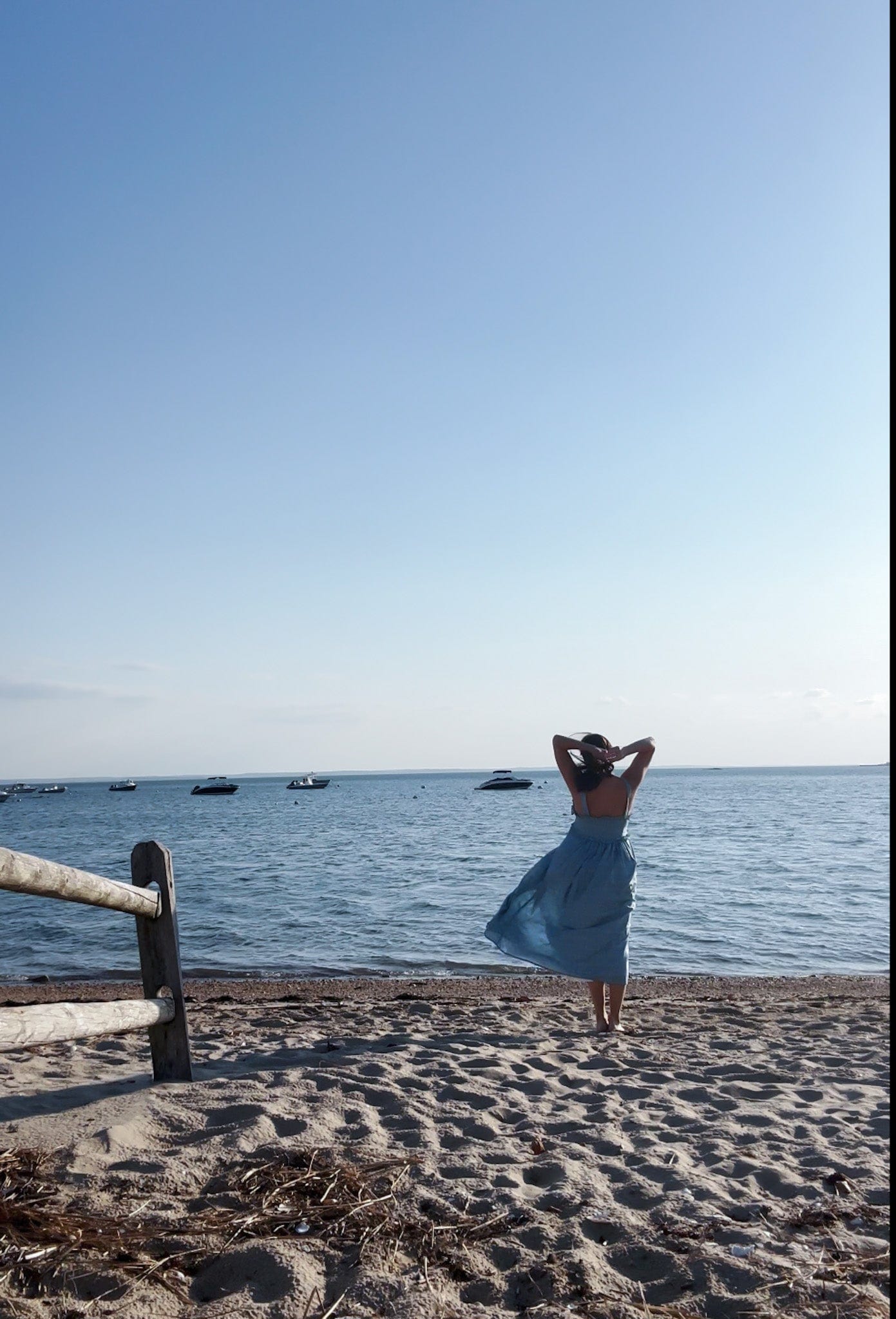 SARA KHATIB DESIGN DRESSES THE HARBOR DRESS SKY BLUE