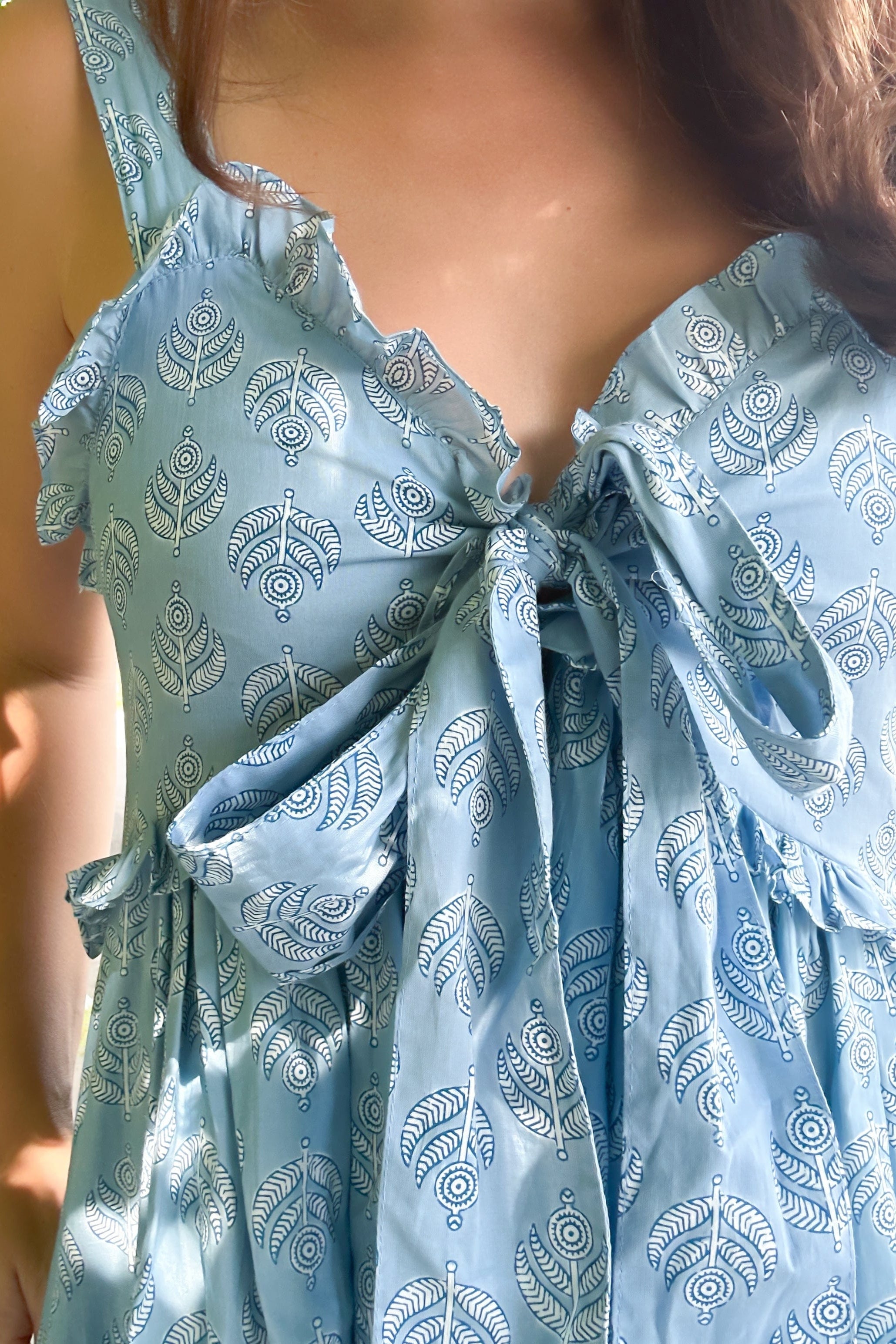 SARA KHATIB DESIGN DRESSES THE HARBOR DRESS SKY BLUE