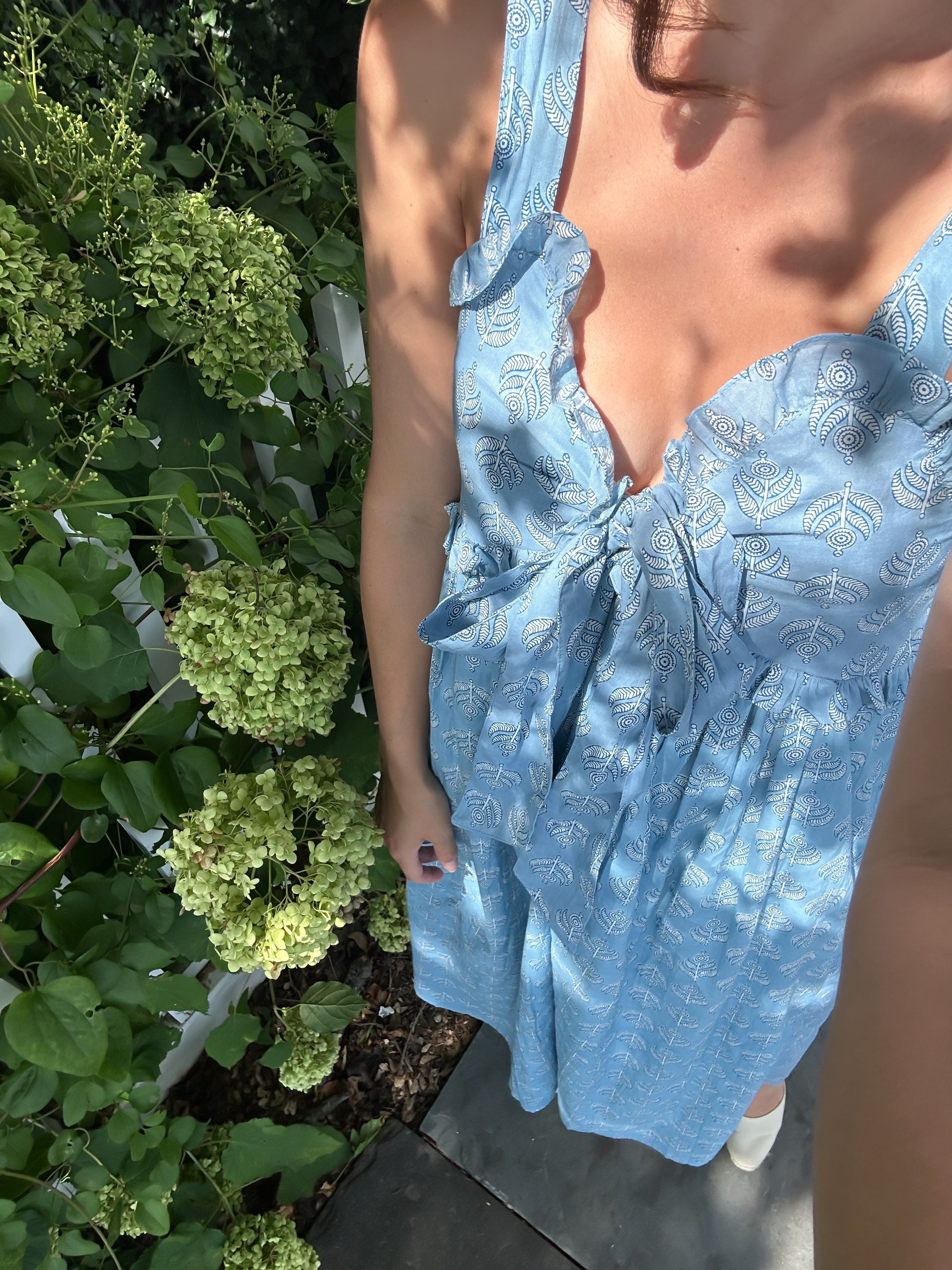 SARA KHATIB DESIGN DRESSES THE HARBOR DRESS SKY BLUE