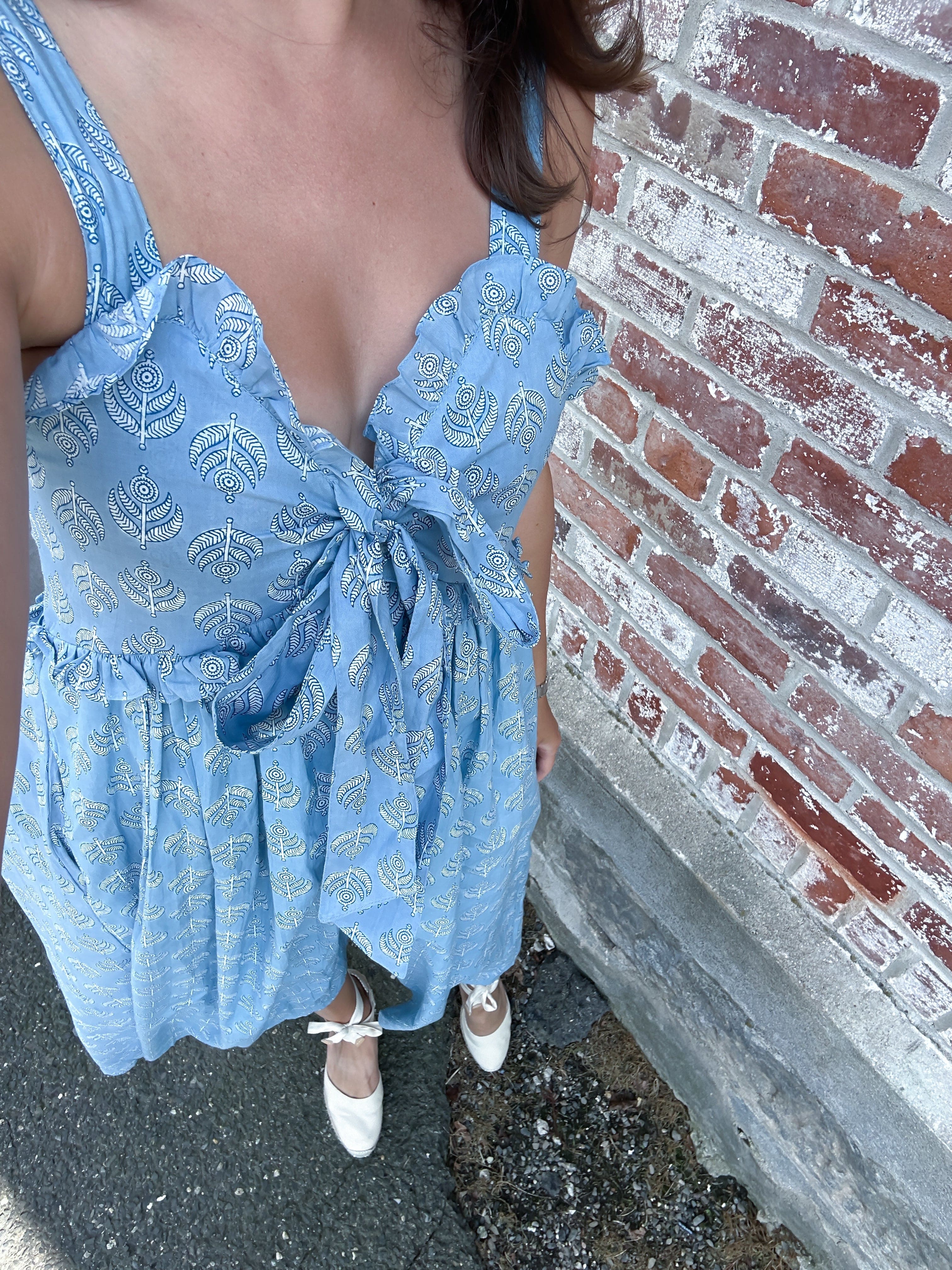 SARA KHATIB DESIGN DRESSES THE HARBOR DRESS SKY BLUE