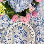 SARA KHATIB DESIGN Napkins Coastal Blue Wildflower Napkins