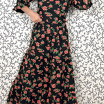 SARA KHATIB DESIGN SKIRT THE SOUTHPORT SKIRT ROSE GARDEN