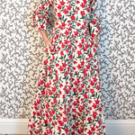 SARA KHATIB DESIGN TOP THE LOWELL TOP ECRU POPPY