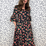 SARA KHATIB DESIGN TOP THE LOWELL TOP ROSE GARDEN