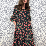 SARA KHATIB DESIGN TOP THE LOWELL TOP ROSE GARDEN