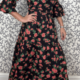 SARA KHATIB DESIGN TOP THE LOWELL TOP ROSE GARDEN