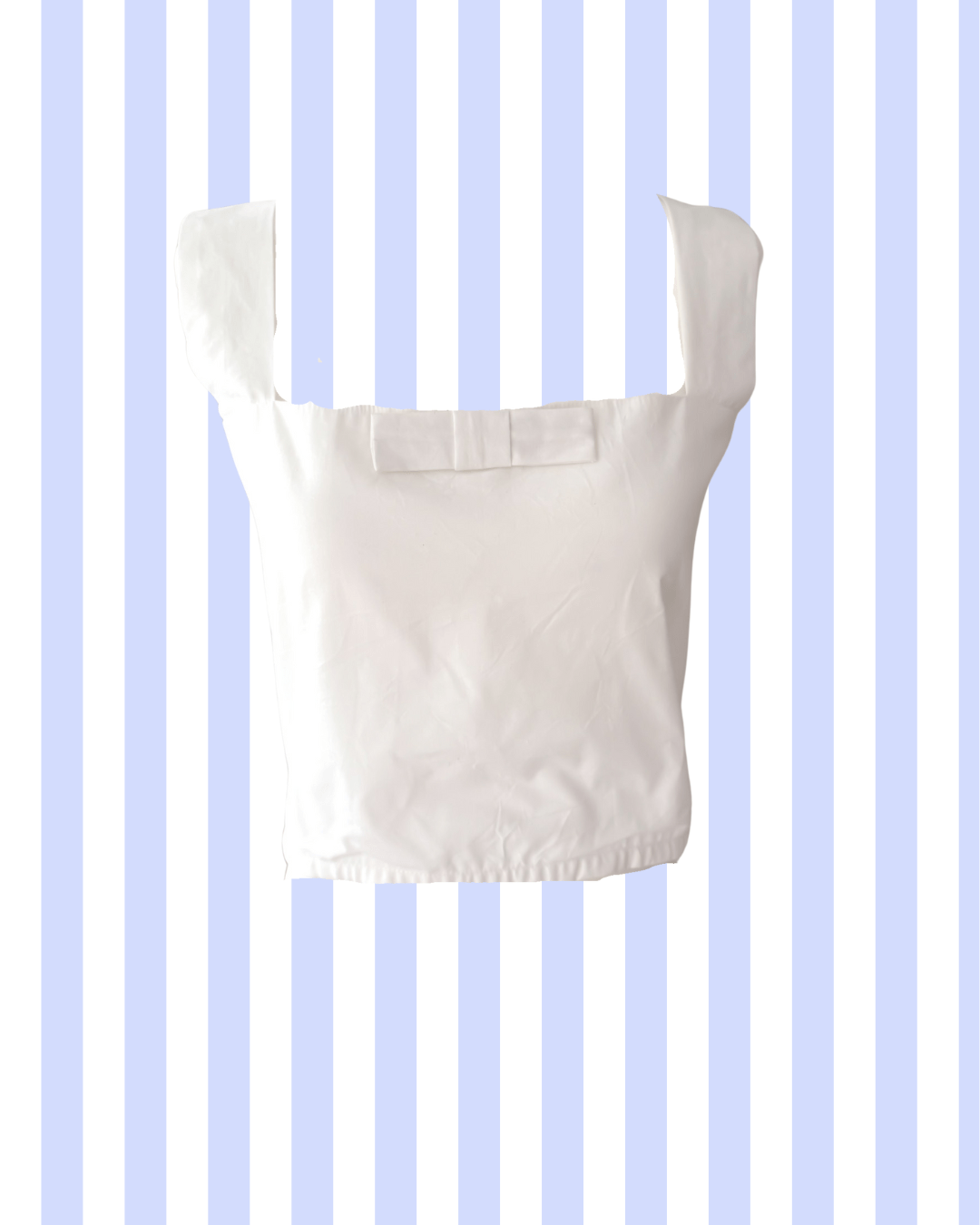 SARA KHATIB DESIGN TOP THE NEWPORT TOP WHITE POPLIN