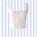 SARA KHATIB DESIGN TOP THE NEWPORT TOP WHITE POPLIN