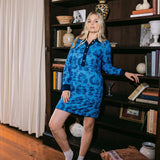 Sarah Alexis Dresses Jenny Shirt Dress - Dark Blue Sailor's Tile
