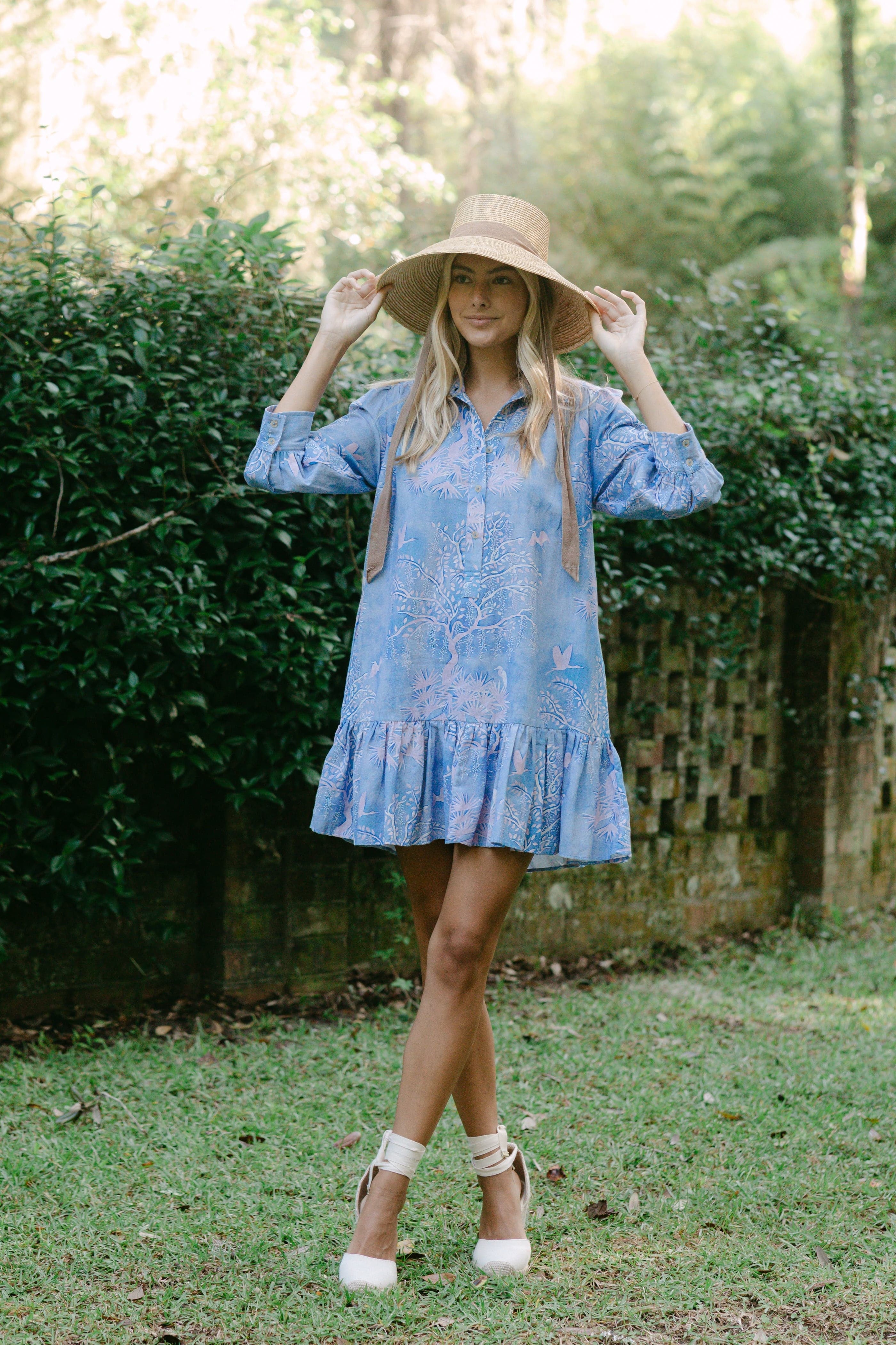 purple sun dresses Whalen Shirt Dress