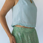 Sarah Alexis Skirt Florence Maxi Skirt - Green Lowcountry Watercolor