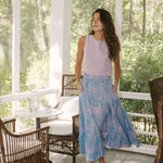 Sarah Alexis Skirt Florence Maxi Skirt - Purple Lowcountry Watercolor