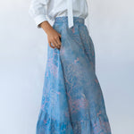 Sarah Alexis Skirt Florence Maxi Skirt - Purple Lowcountry Watercolor