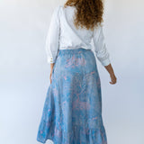 Sarah Alexis Skirt Florence Maxi Skirt - Purple Lowcountry Watercolor