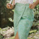 Sarah Alexis Skirt Michelle Skirt - Green Lowcountry Watercolor