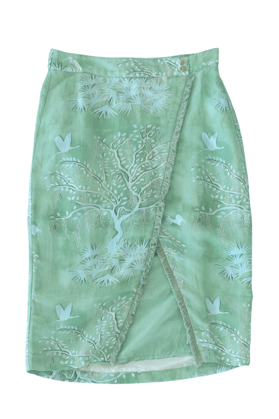 Sarah Alexis Skirt Michelle Skirt - Green Lowcountry Watercolor