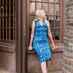 Sarah Alexis Skirts Carol Skirt - Dark Blue Sailor's Tile