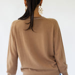 Sarah Alexis Sweater Carey Piped Cashmere Sweater