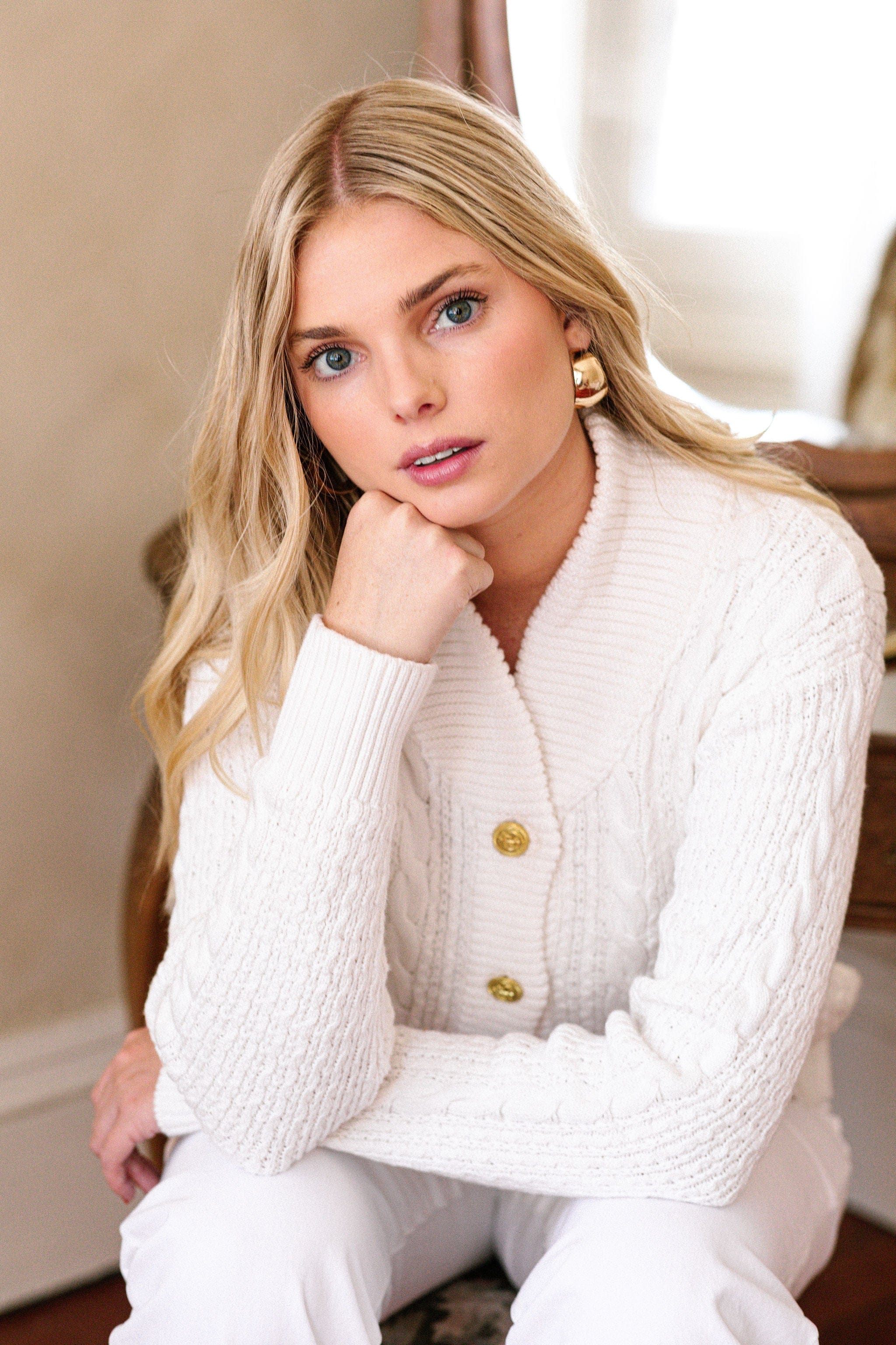 Sarah Alexis Sweaters Blair Fisherman Cardigan