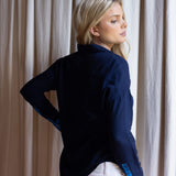 Sarah Alexis Tops Maeve Buttondown Shirt - Navy
