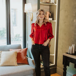 Sarah Alexis Tops Rachel Silk Blouse