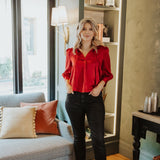 Sarah Alexis Tops Rachel Silk Blouse