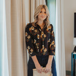 Sarah Alexis Tops Rachel Silk Blouse - Print