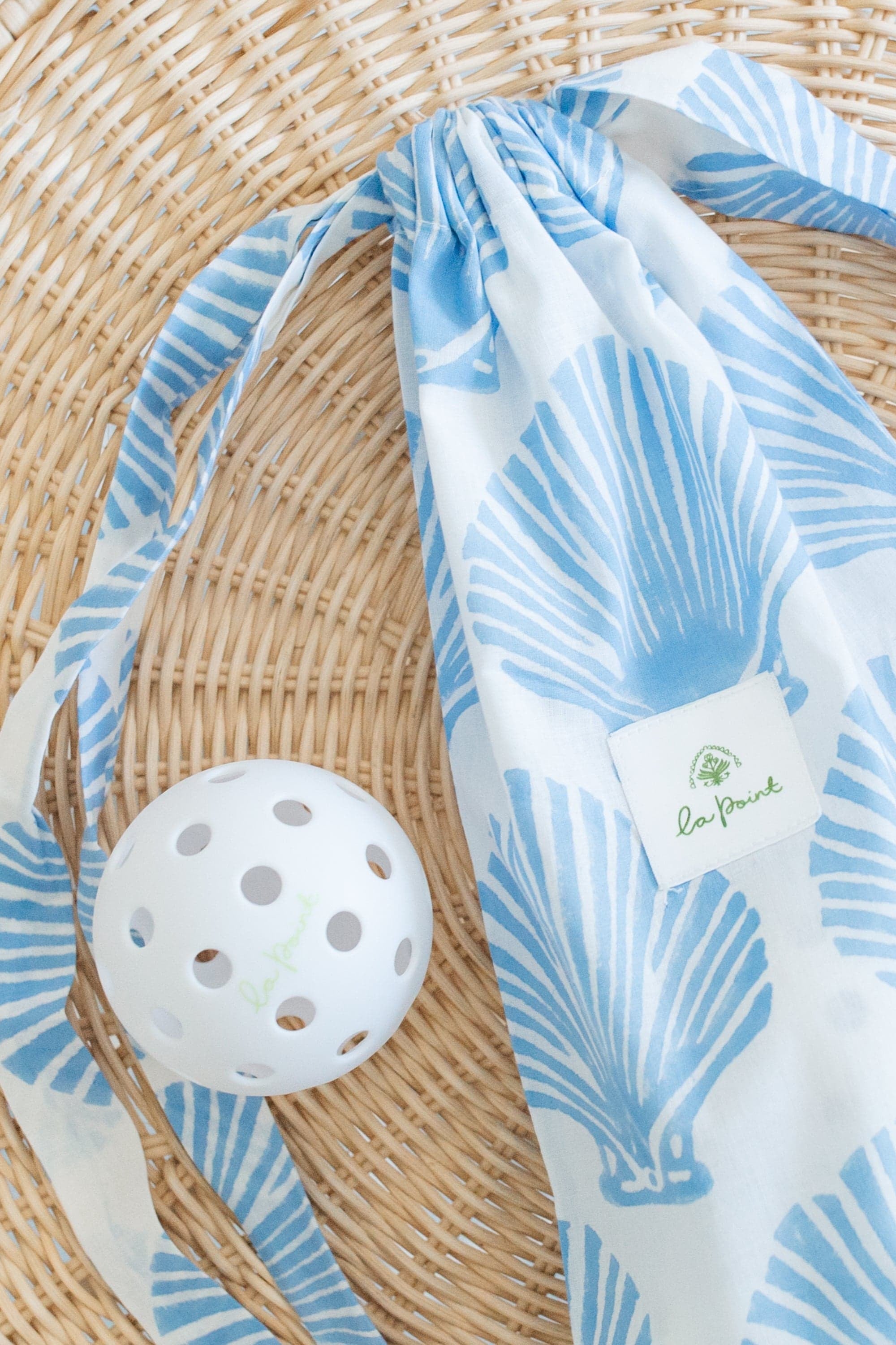 Shop La Point balls Beachy Blue Shell Bag of Pickleballs